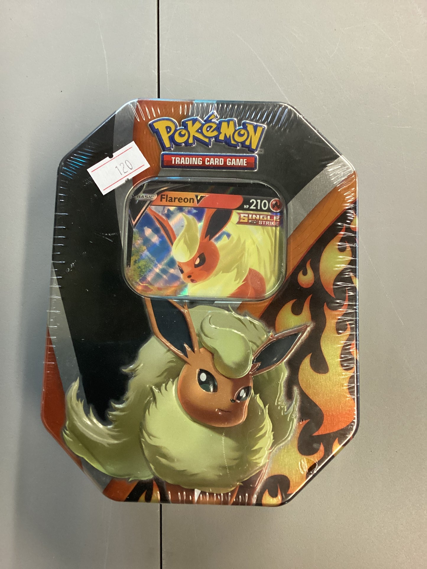 Pokemon TCG Flareon V Tin