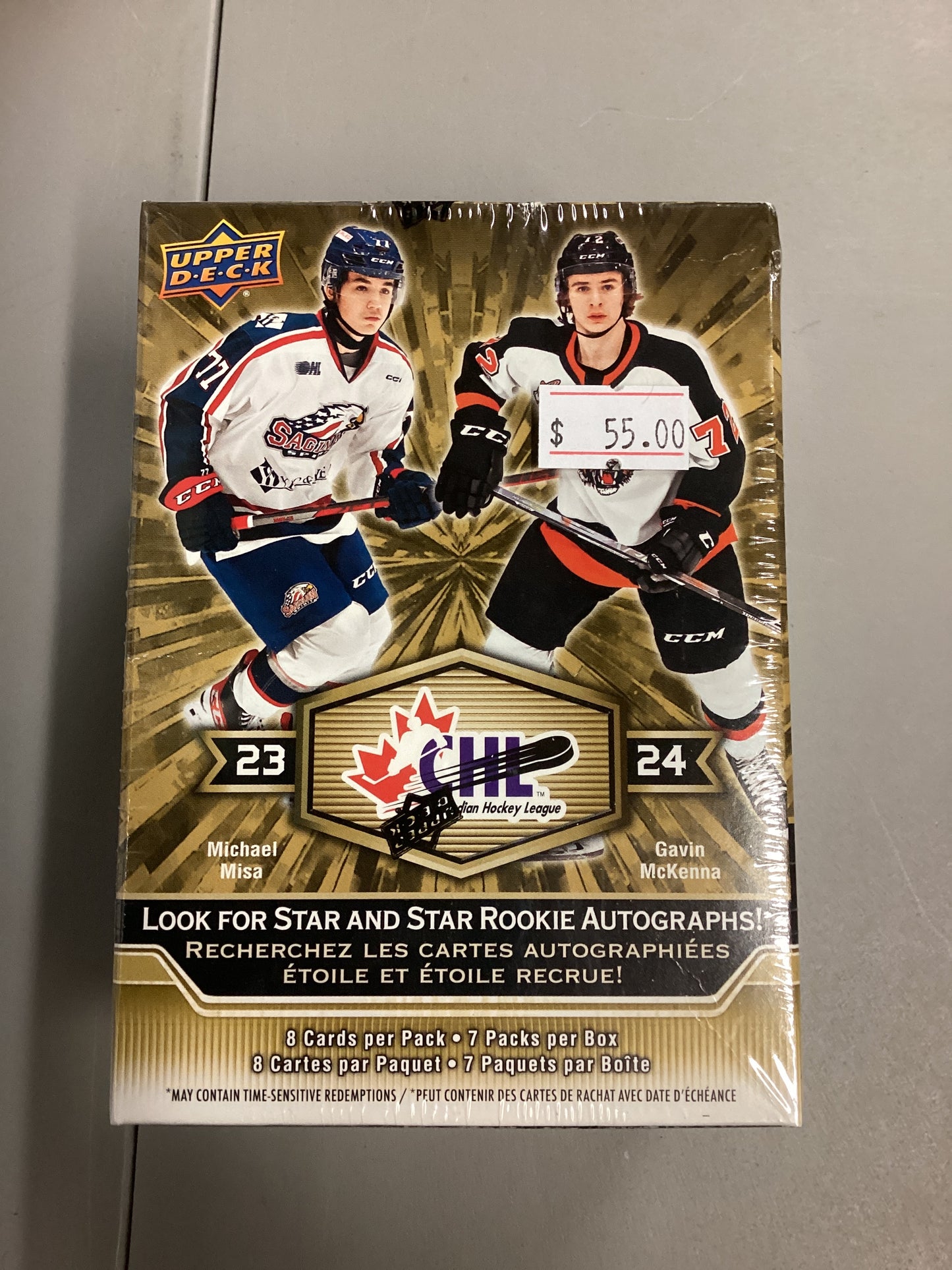 Upper Deck 2023-24 CHL Hockey Blaster Box