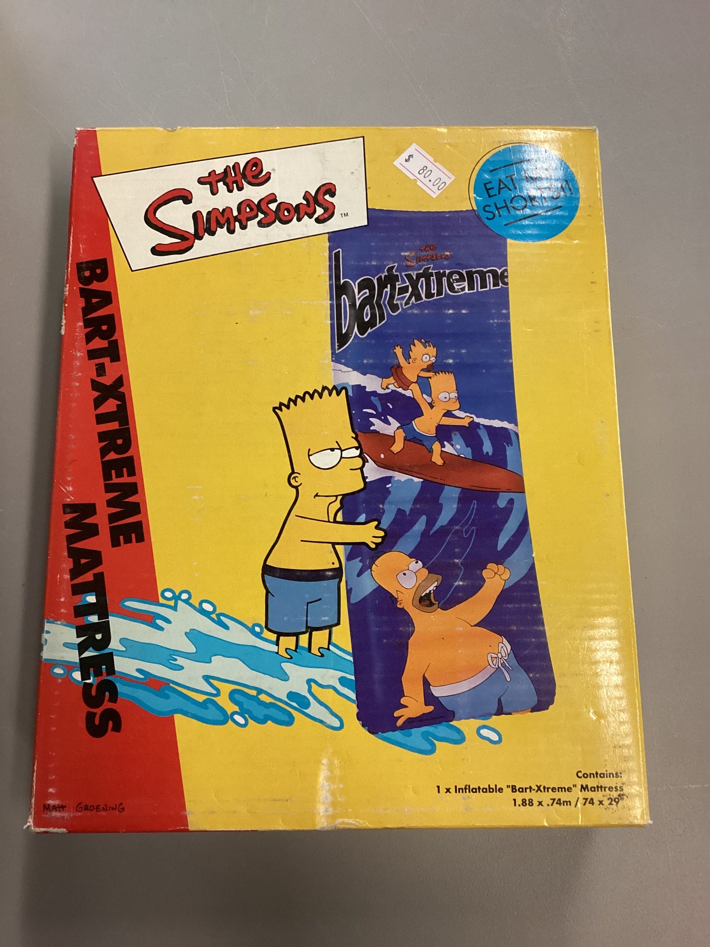 The Simpsons Bart Simpson Bart-Xtreme Inflatable Mattress