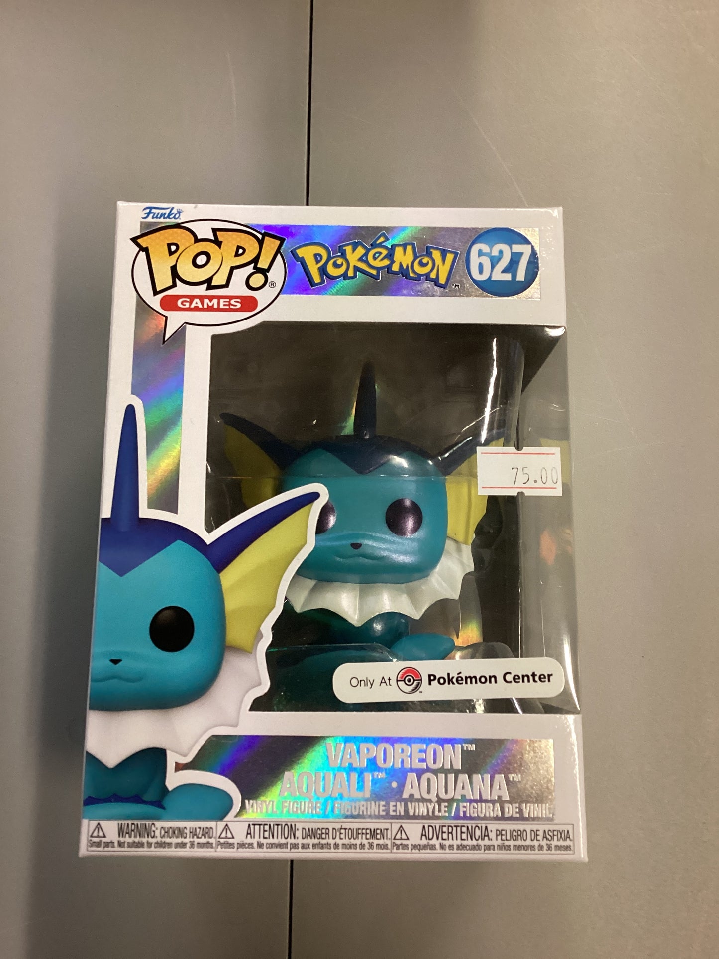 Funko Pop Pokemon Vaporeon 627