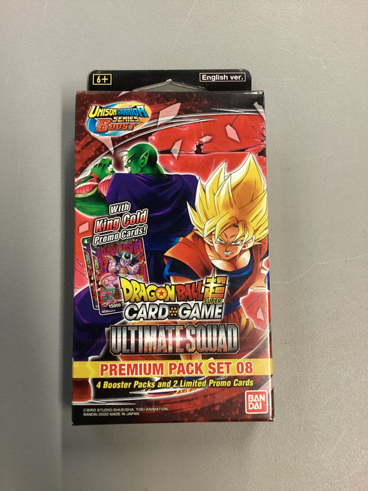 DragonBall Super Card Game Ultimate Squad Premium Pack 08