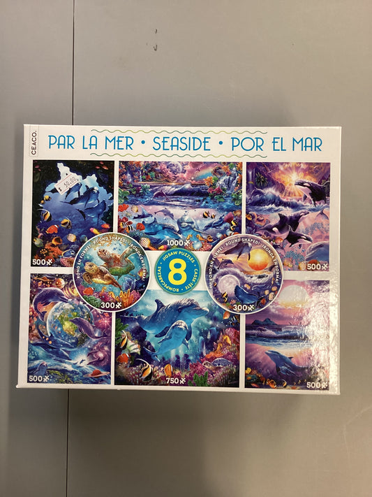 Seaside Ocean Theme 8 Jigsaw Puzzles