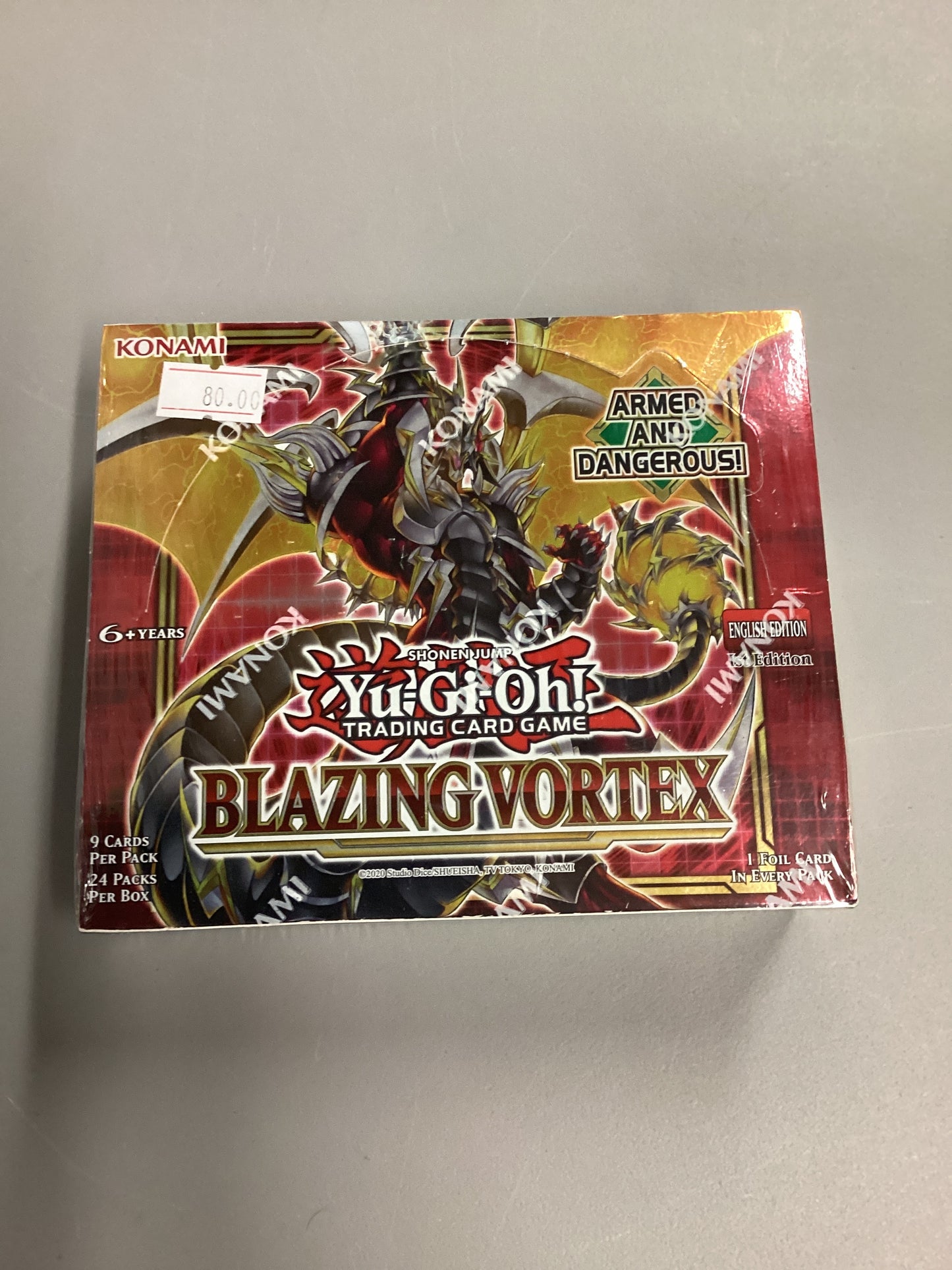 Yu-Gi-Oh! Blazing Vortex 1st Edition Sealed Booster Box