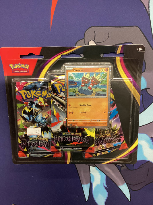 Pitch Black 3 Pack Blister