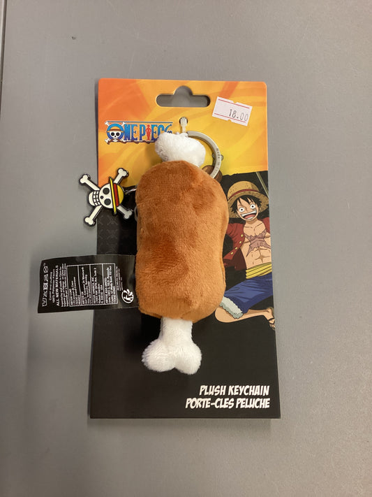 One Piece Meat On A Bone Plush Keychain ABYStyle