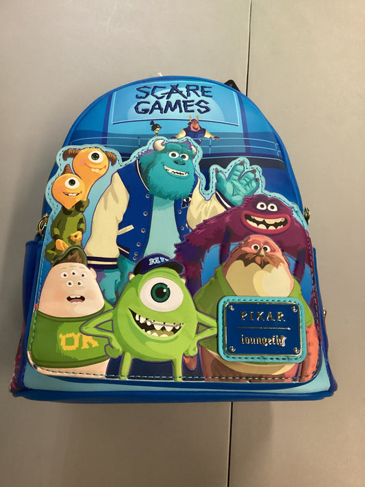 Monsters University Scare Games Loungefly Mini Backpack