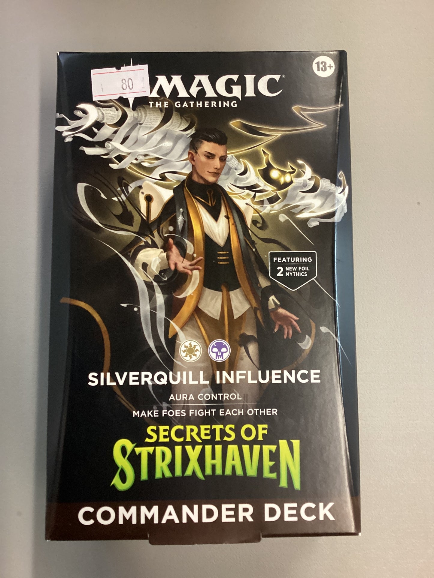 Magic The Gathering Secrets Of Strixhaven Commander Deck Silverquill Influence