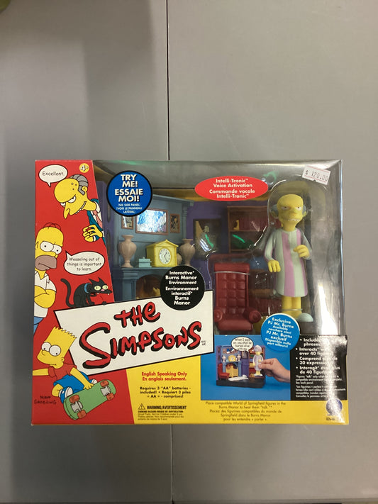 The Simpsons World Of Springfield Interactive Mr Burns Manor Environment Playset