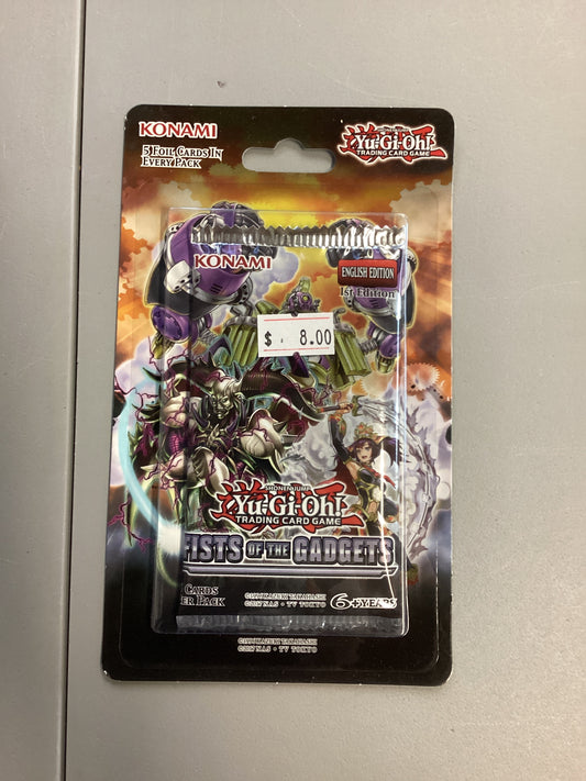 Yu-Gi-Oh! Fists Of The Gadgets 1st Edition Booster Pack Blister