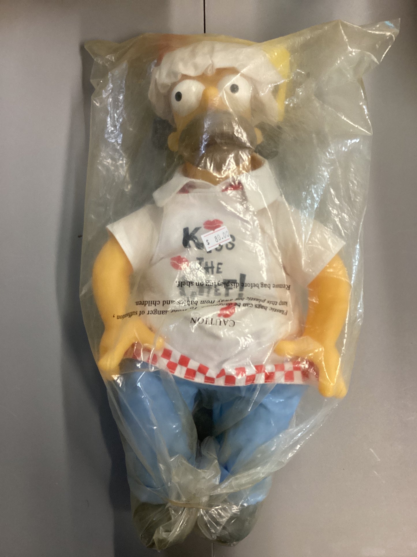 The Simpsons Homer Simpson Kiss The Chef Plush