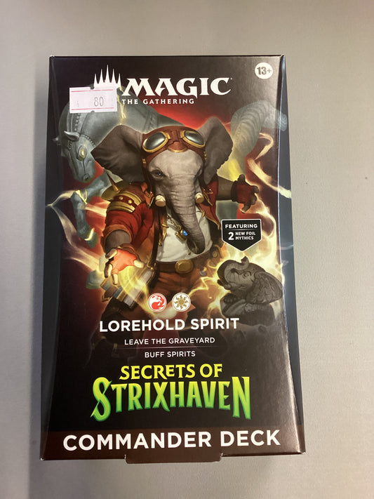 Magic The Gathering Secrets Of Strixhaven Commander Deck Lorehold Spirit