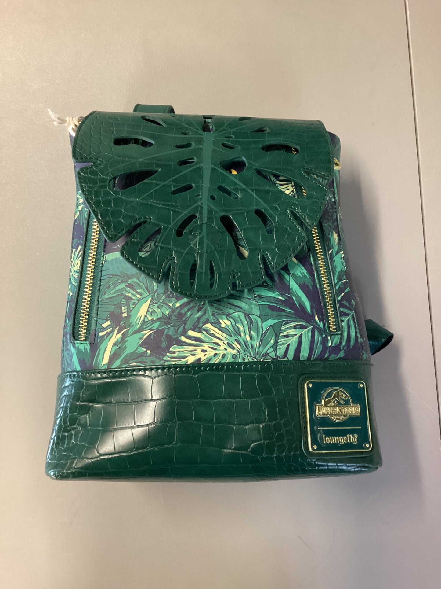 Jurassic World Jungle Velociraptor Glow In The Dark Loungefly Mini Backpack