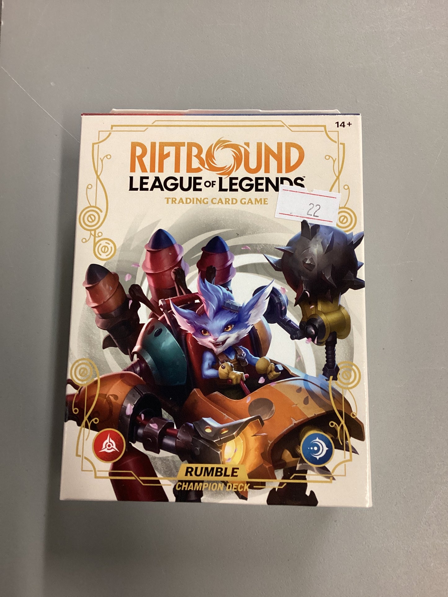Riftbound League Of Legends Trading Card Game Sealed Rumble Champion Deck
