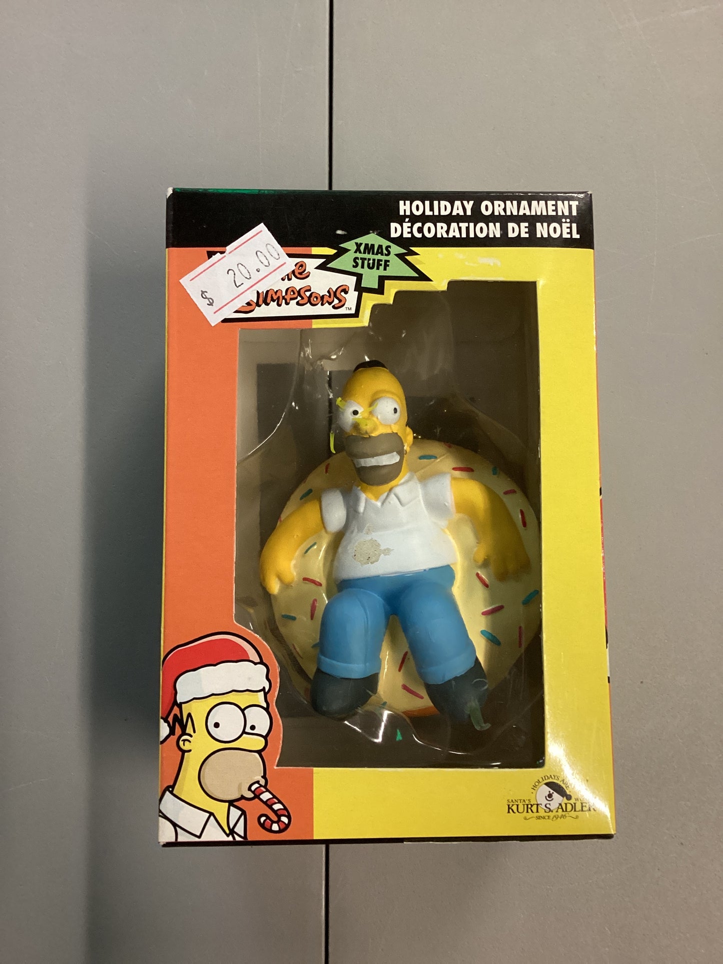 The Simpsons Christmas Ornament Homer Simpson Donut