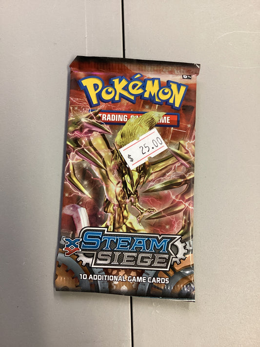 Pokemon TCG Steam Siege Booster Pack