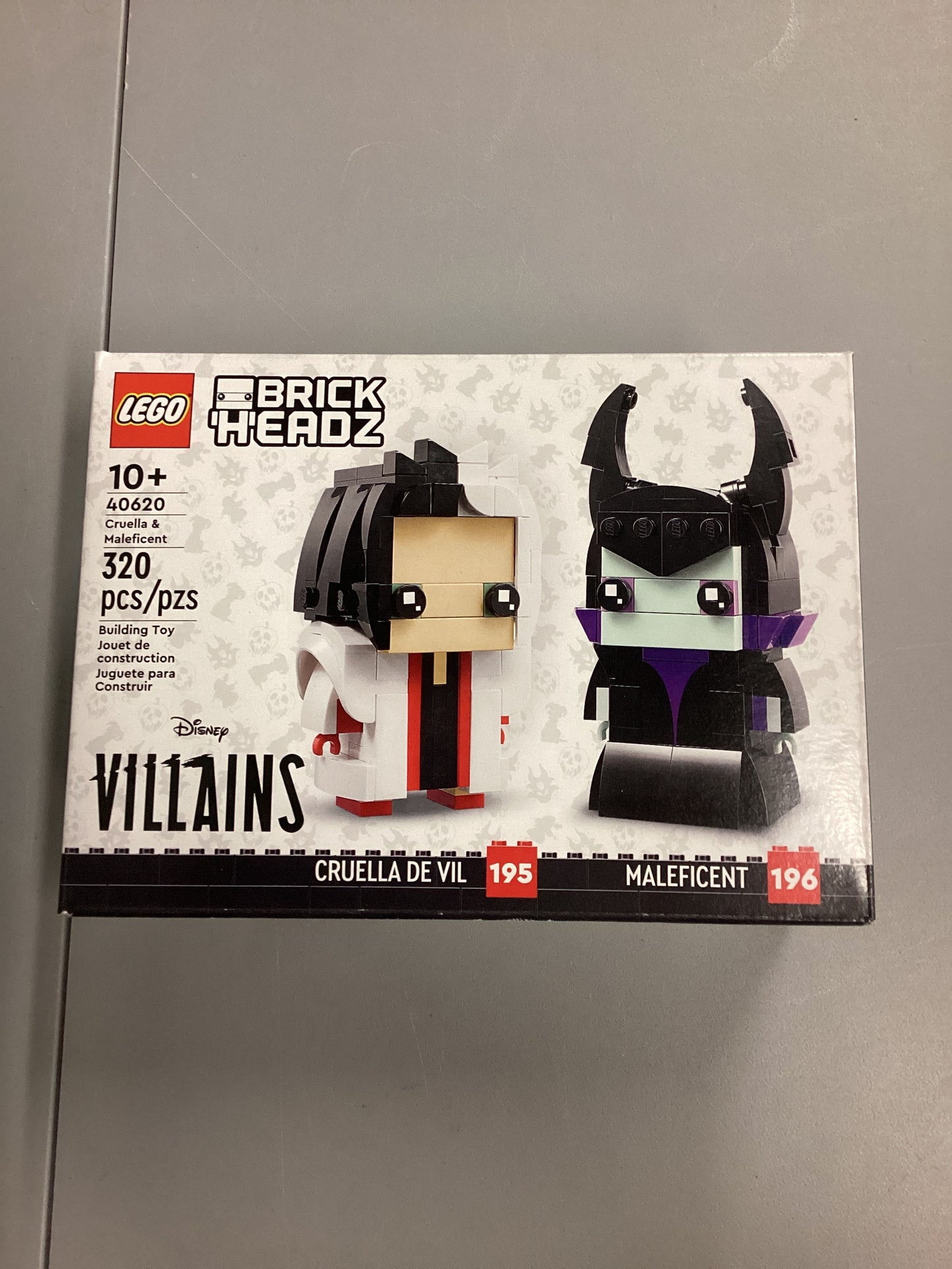 Lego Brick Headz Cruella And Maleficent (40620)