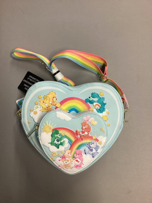 Care Bears Rainbow Glow In The Dark Loungefly Crossbody Bag