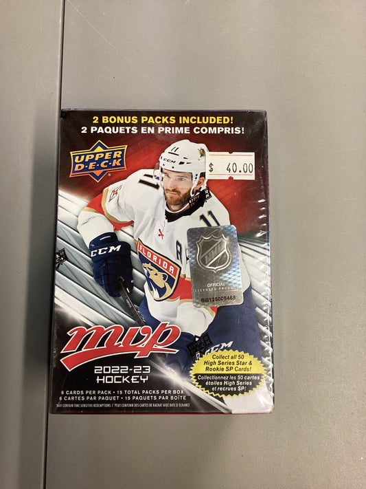 Upper Deck 2022-23 MVP Hockey Blaster Box