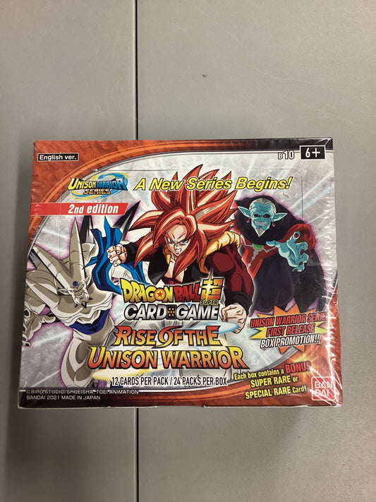 DragonBall Super Card Game Rise Of The Unison Warrior Sealed Booster Box