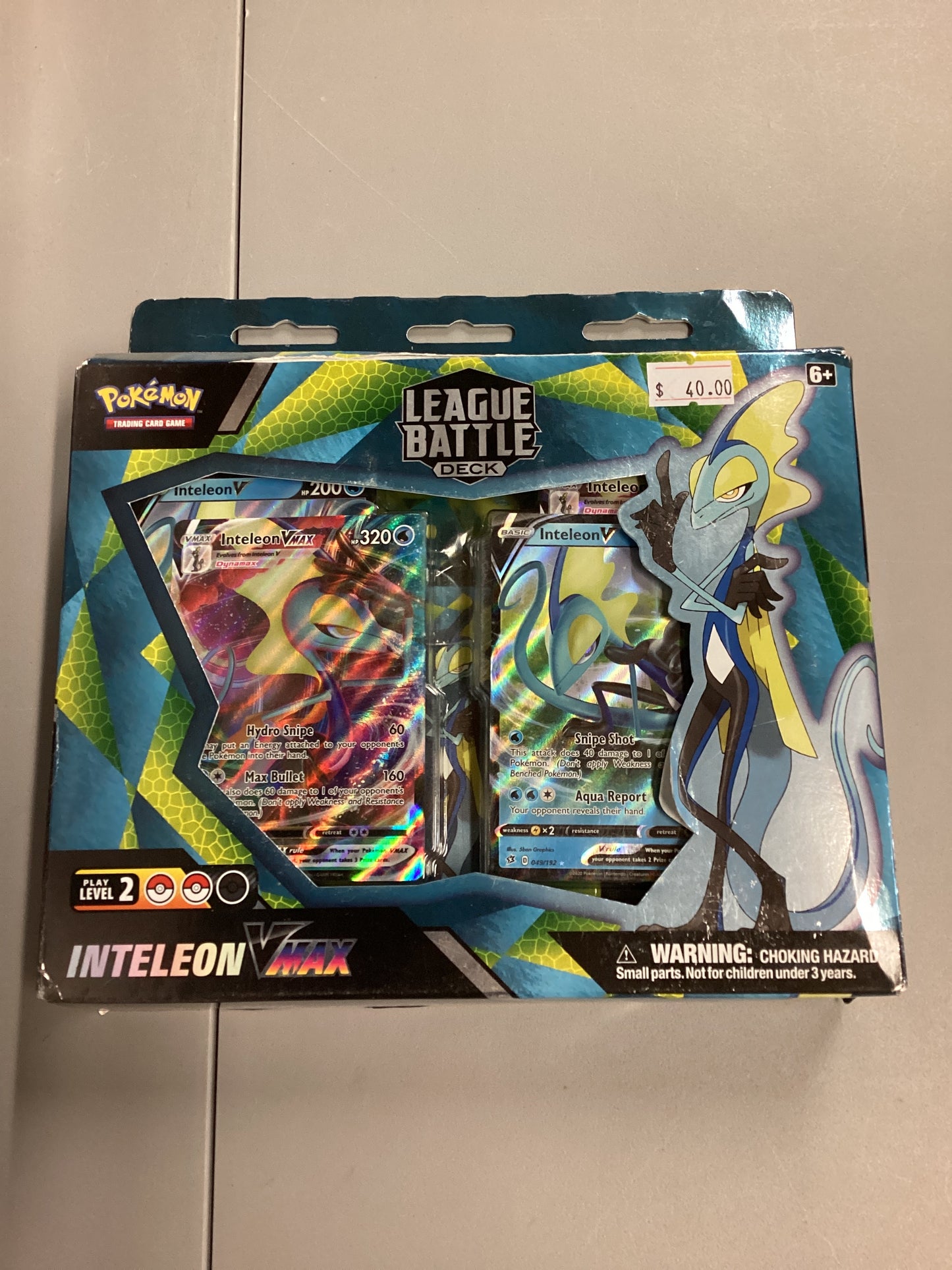 Pokemon TCG Sealed Inteleon VMAX League Battle Deck