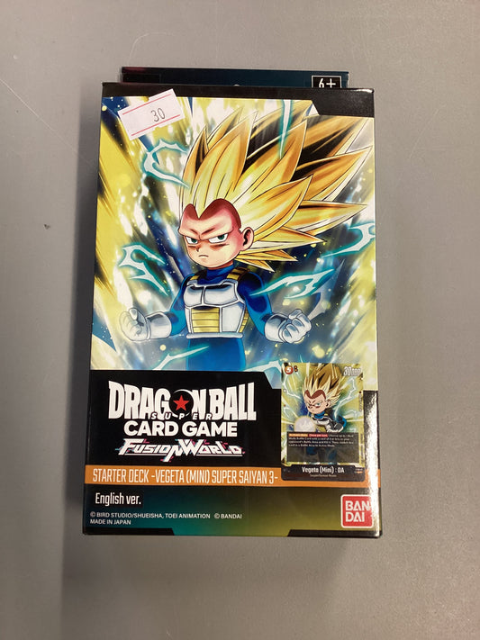 DragonBall Super Card Game Fusion World Starter Deck Vegeta (Mini) Super Saiyan 3