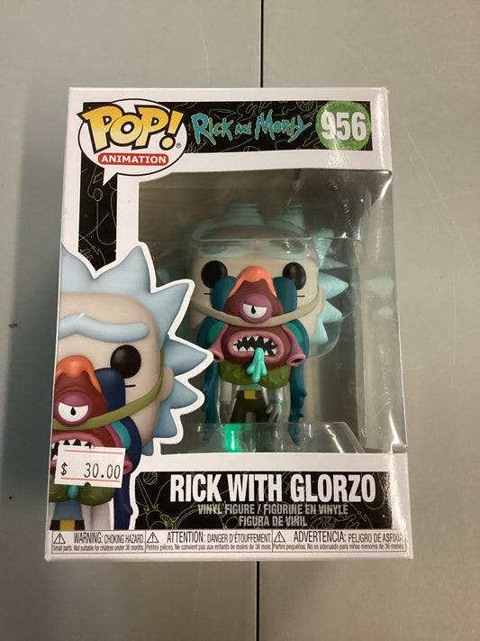 Funko Pop Rick And Morty Rick With Glorzo 956