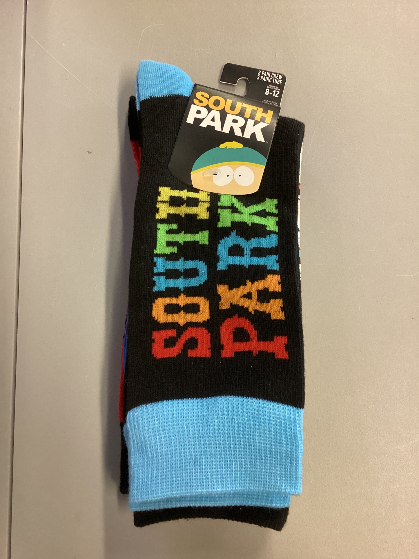 South Park Bioworld 3 Pack Crew Socks