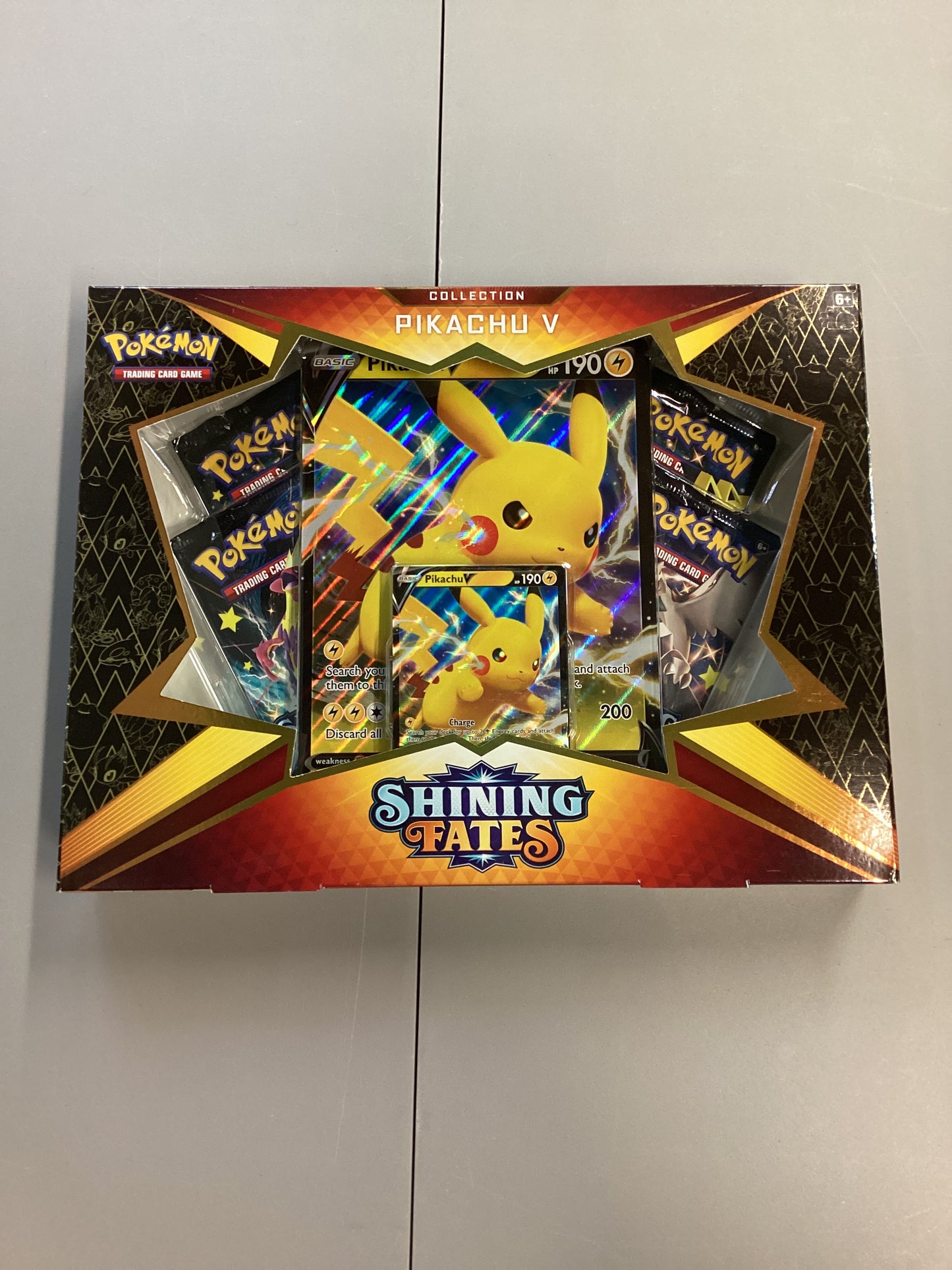 Pokemon TCG Shining Fates Pikachu V Collection Box
