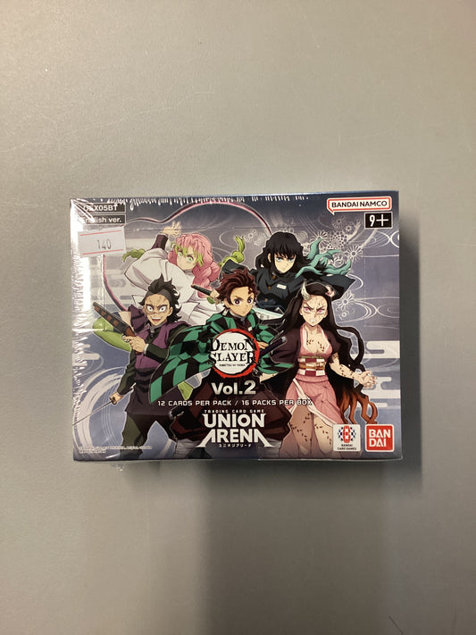 Union Arena Demon Slayer Volume 2 Sealed Booster Box