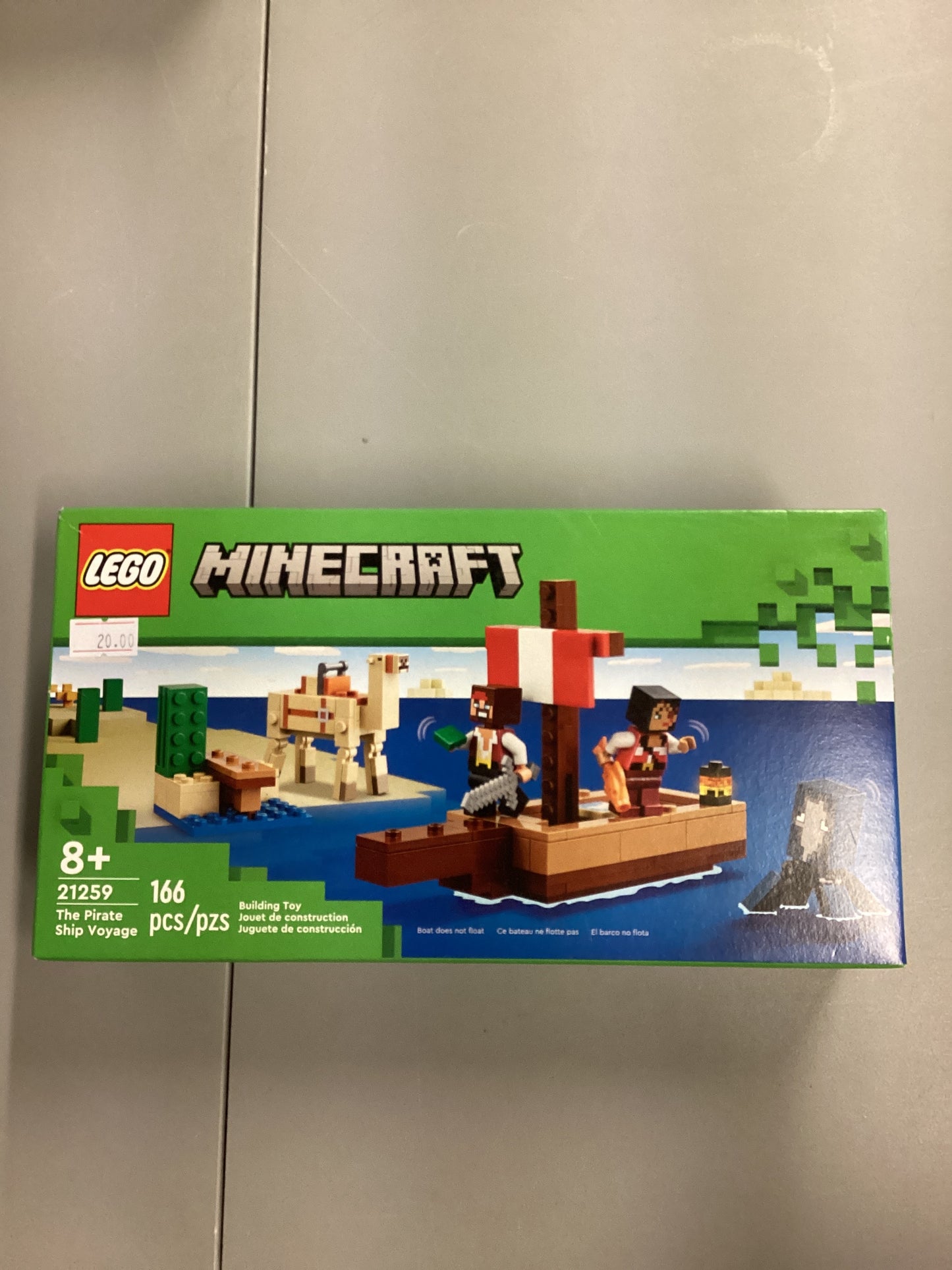 Lego Minecraft The Pirate Ship Voyage (21259)