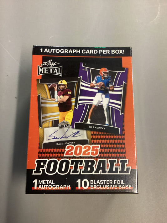 Leaf Metal 2025 Football Blaster Box