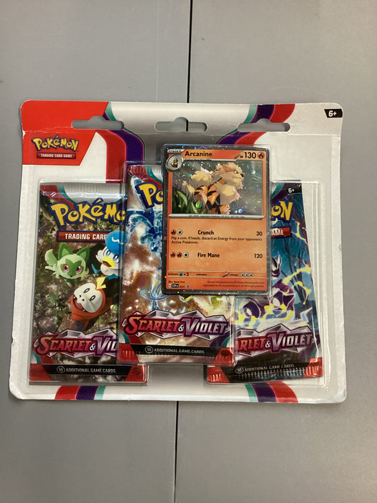 Pokemon TCG Scarlet And Violet 3 Pack Blister