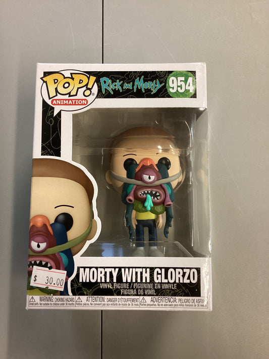 Funko Pop Rick And Morty - Morty With Glorzo 954
