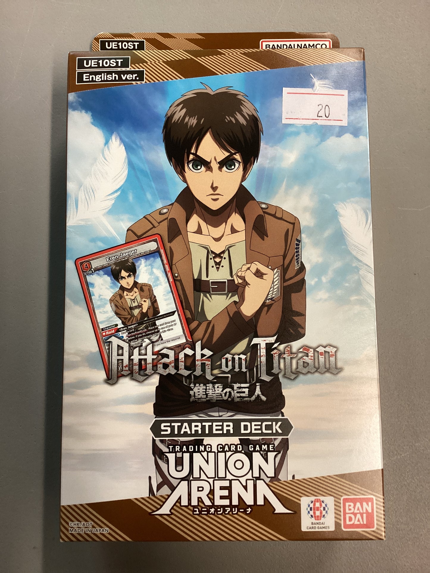 Union Arena Trading Card Game Starter Deck Attack On Titan