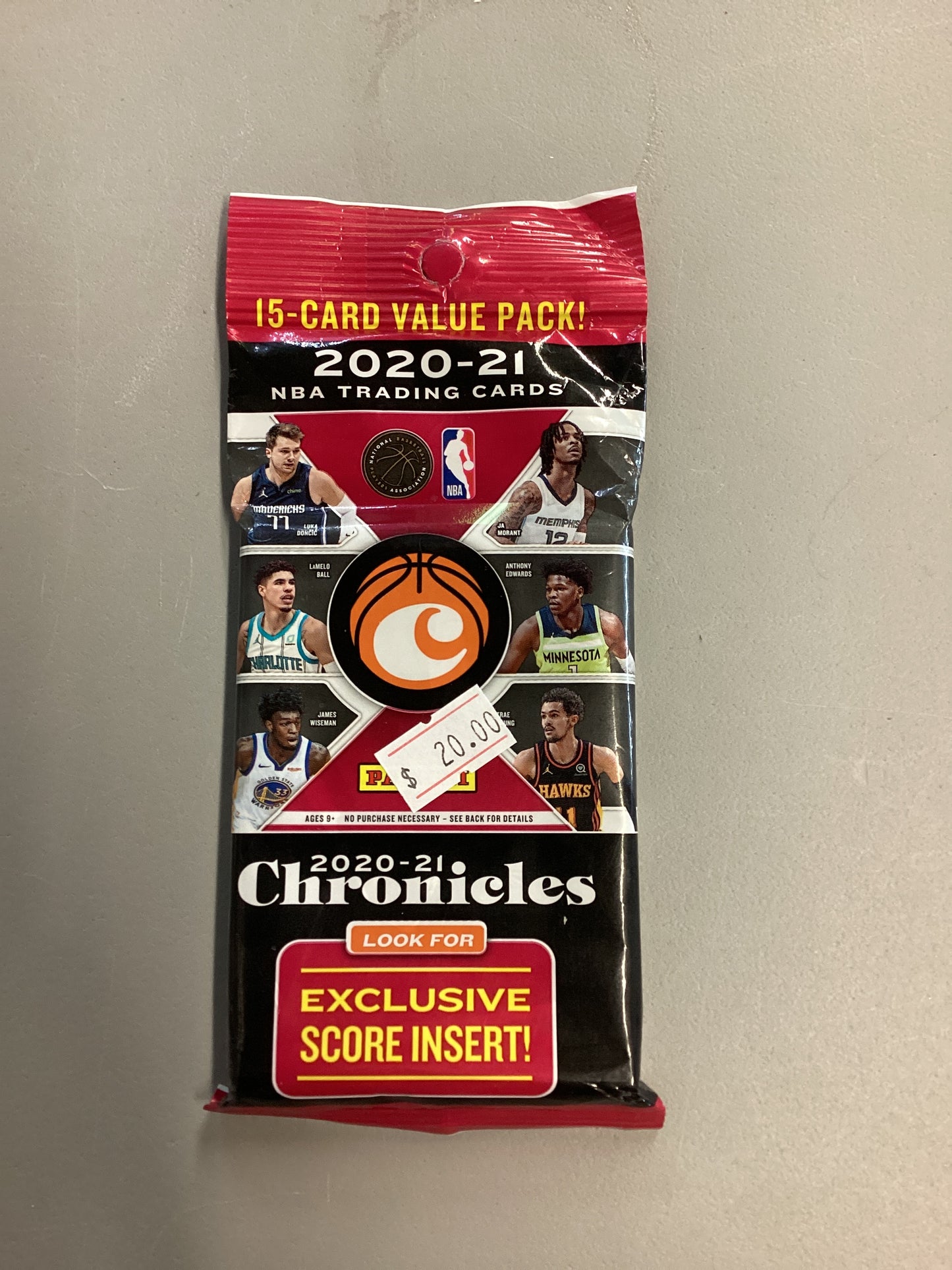 Panini 2020-21 NBA Chronicles Basketball Value Booster Pack