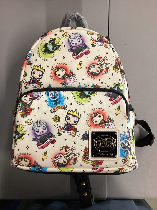 Disney Villains Funko Pop Tattoo Loungefly Mini Backpack