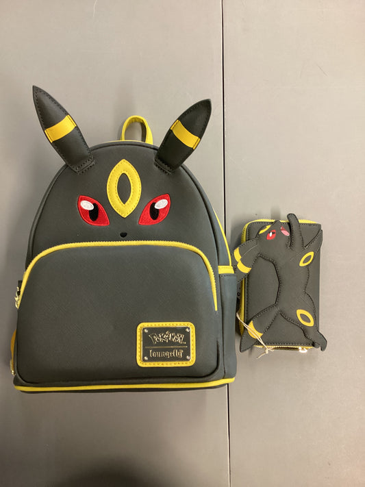 Pokemon Umbreon Loungefly Mini Backpack And Wallet