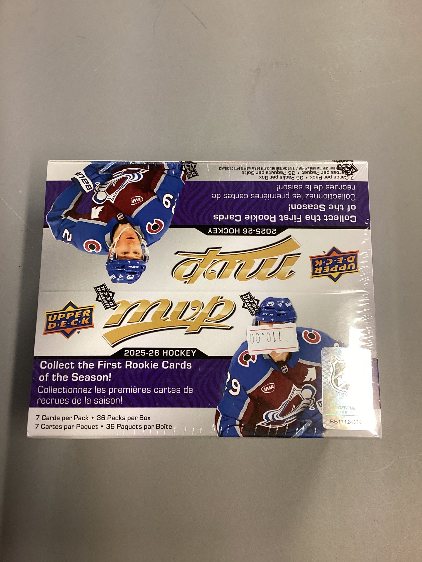 Upper Deck 2025-26 MVP Hockey Retail Box