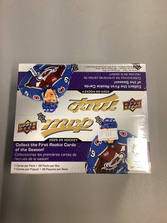 Upper Deck 2025-26 MVP Hockey Retail Box