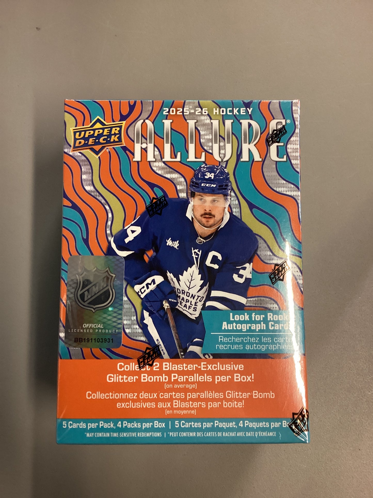 Upper Deck 2025-26 Hockey Allure Blaster Box