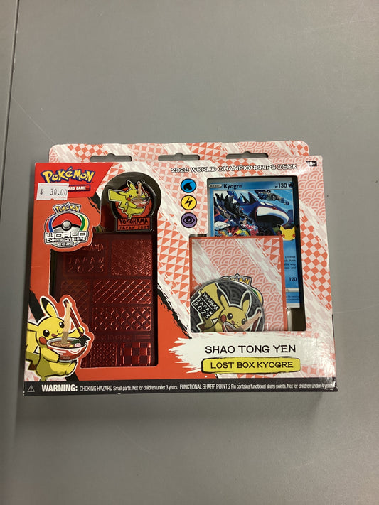 Pokemon TCG Sealed World Championship Deck 2023 Lost Box Kyogre