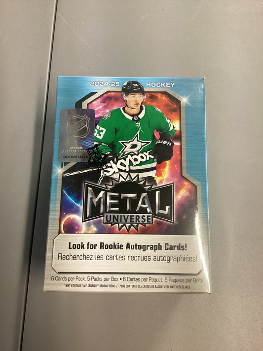 Upper Deck 2024-25 Skybox Metal Universe Hockey Blister Box