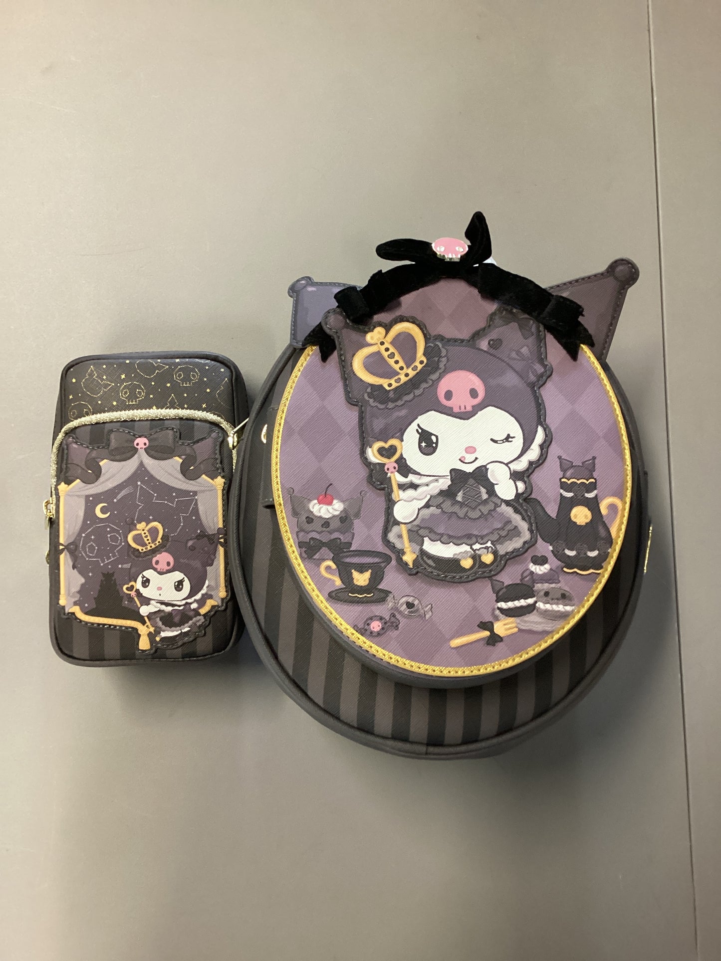 Sanrio Kuromi 20th Anniversary Mini Backpack And Wallet