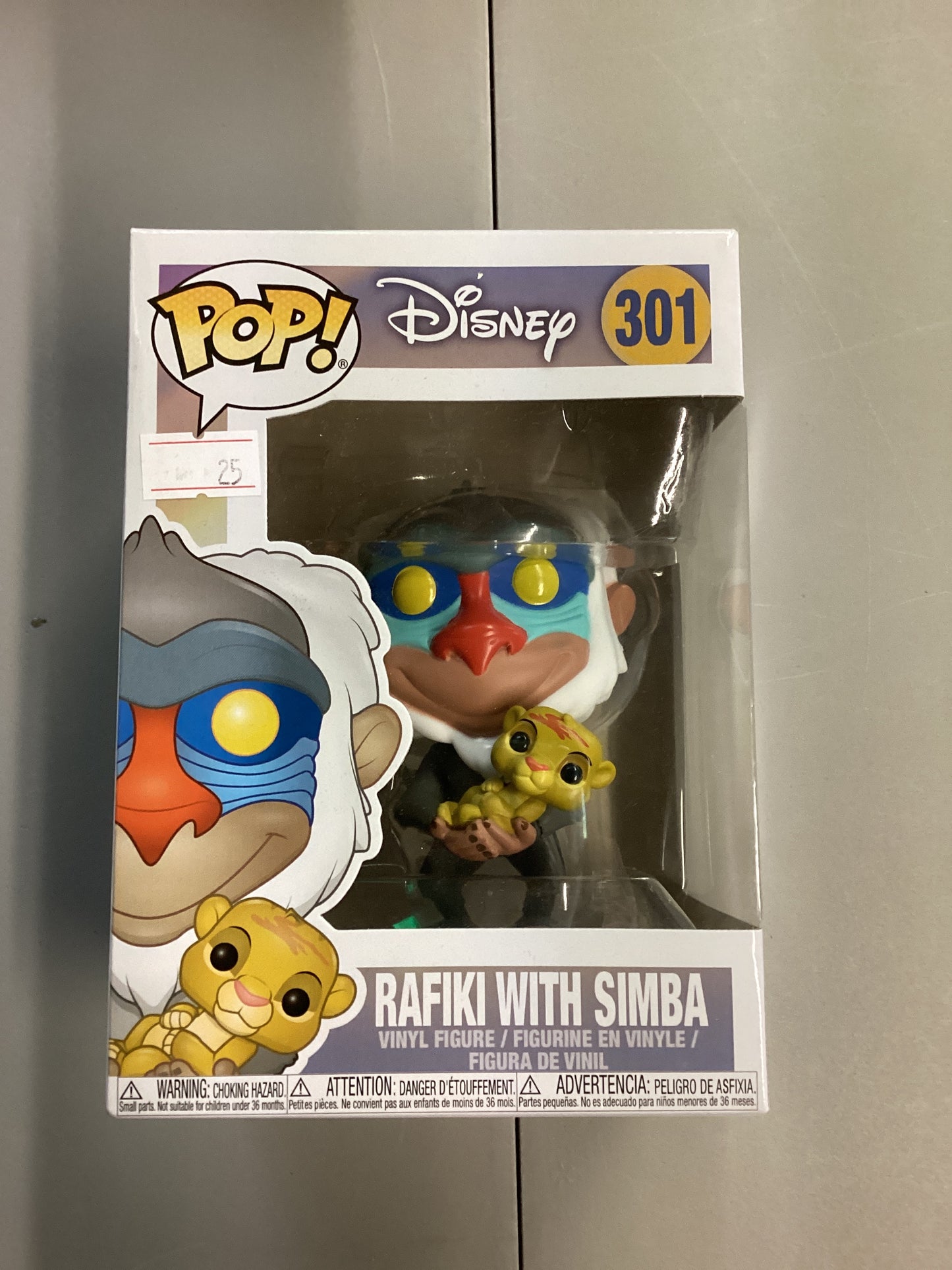 Funko Pop The Lion King Rafiki With Simba 301
