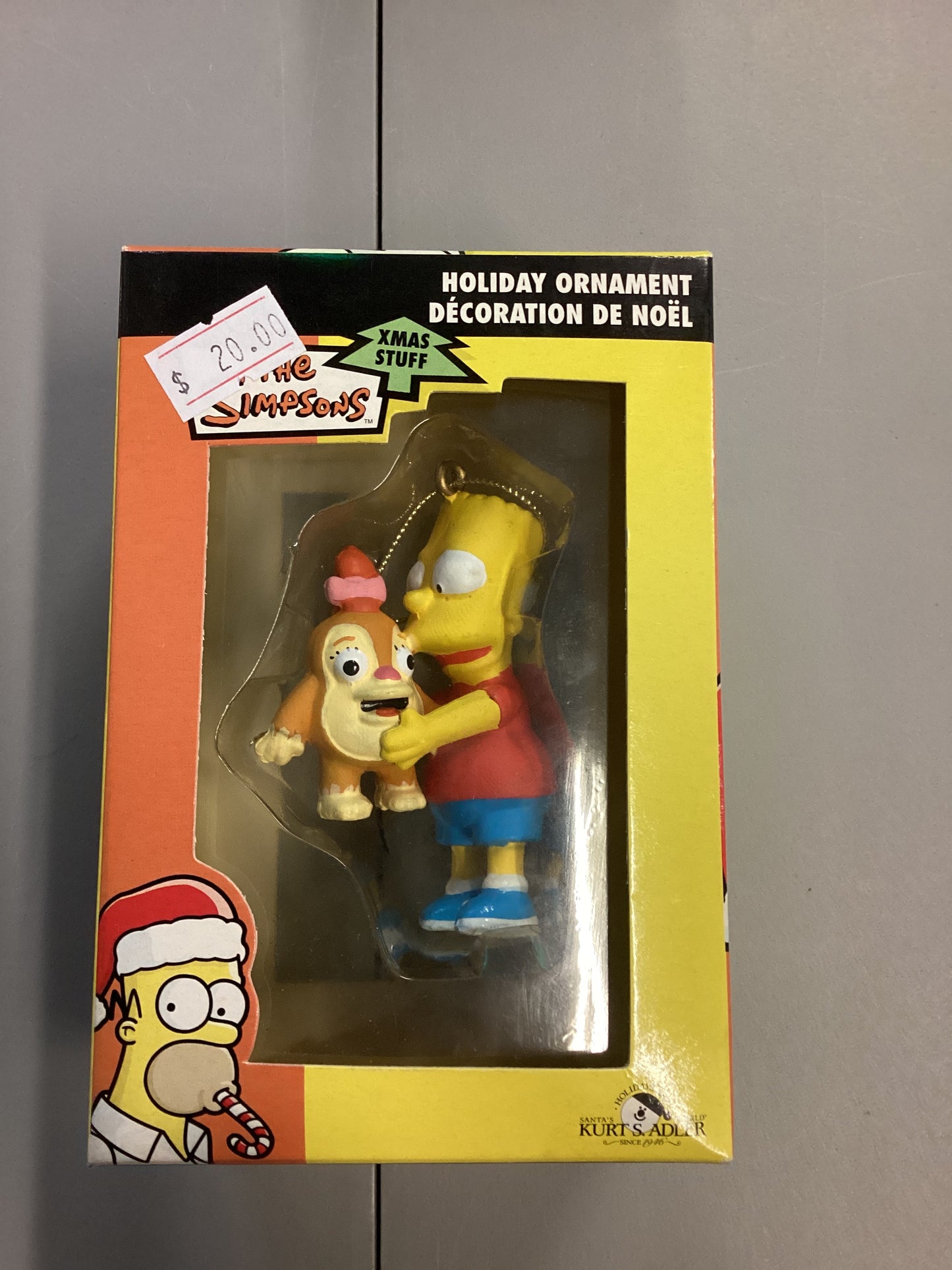 The Simpsons Christmas Ornament Bart Simpson With Funzo
