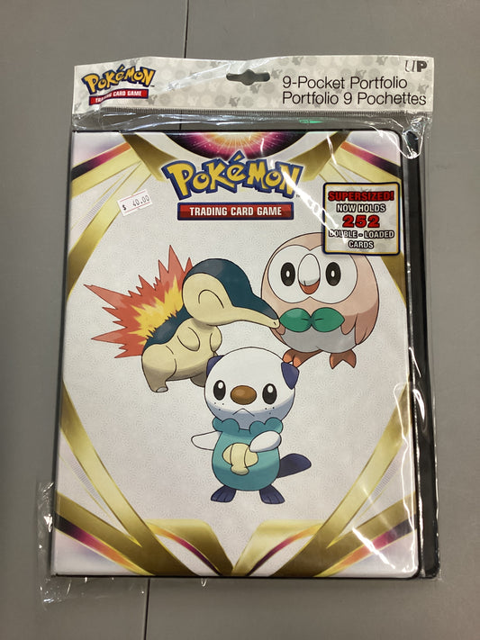 Ultra Pro Pokemon 9 Pocket Portfolio Starter Trio