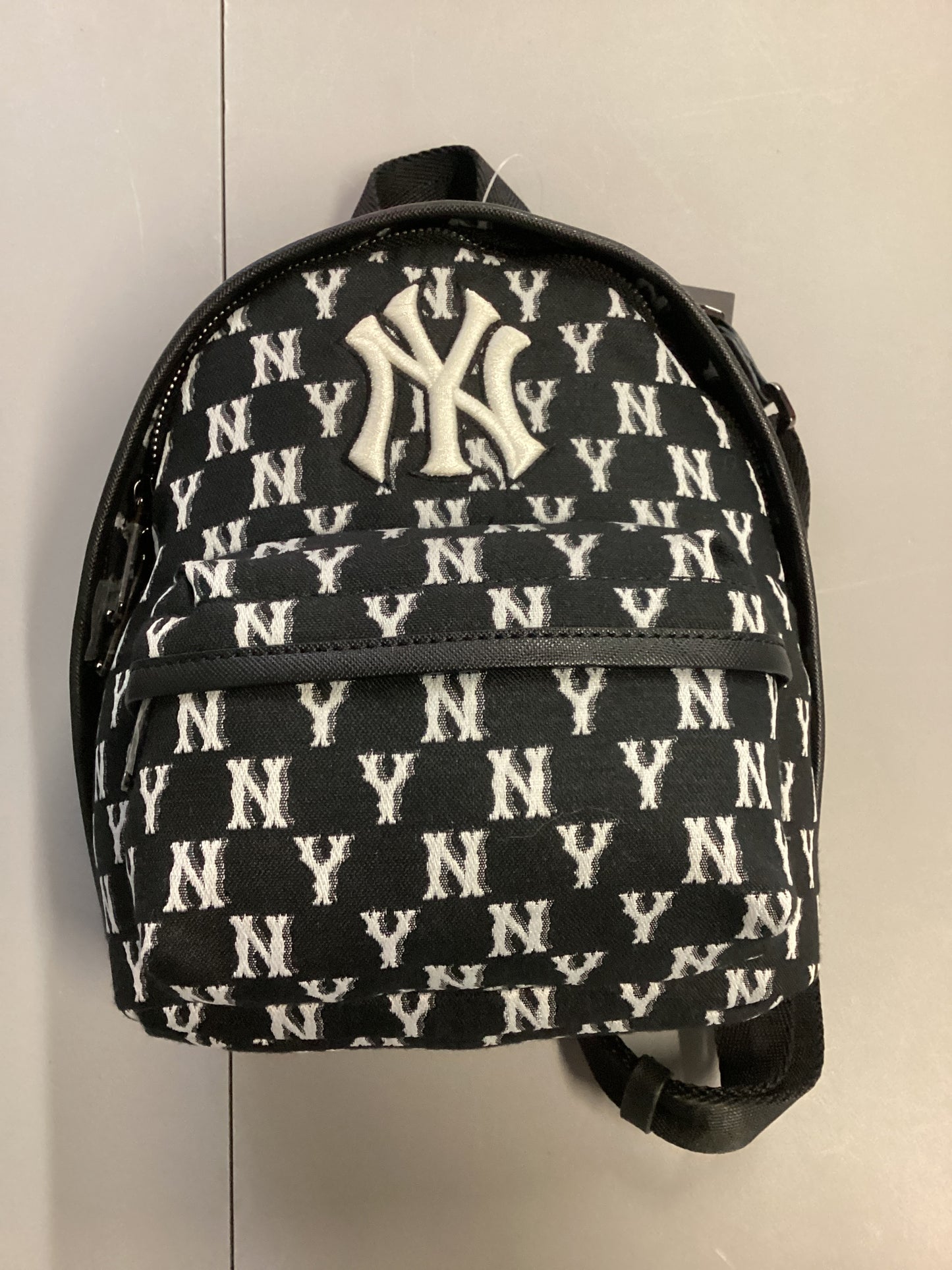 NY Monogram Jacquard Mini Backpack