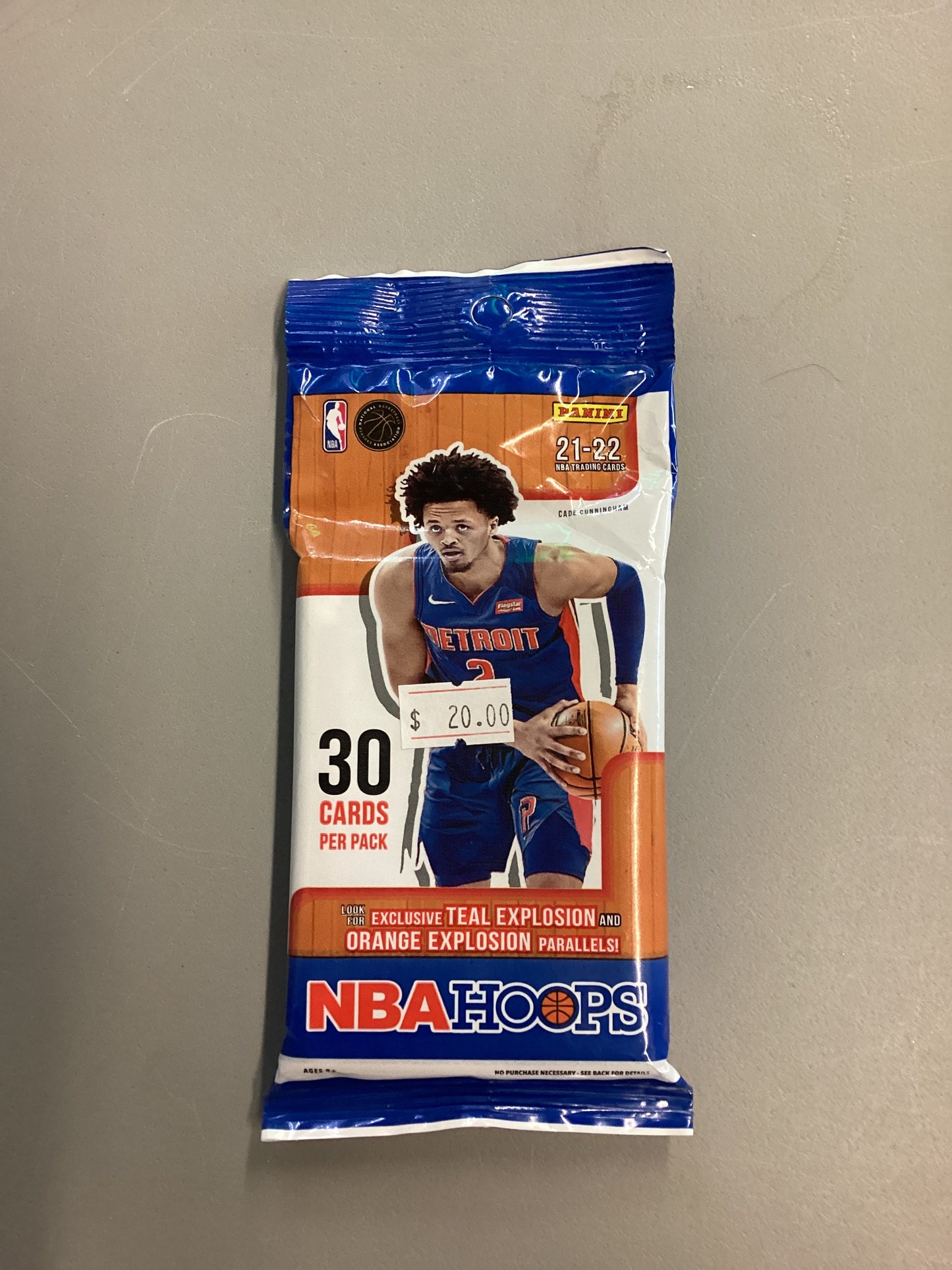 Panini 2021-22 NBA Hoops Basketball Fat Booster Pack