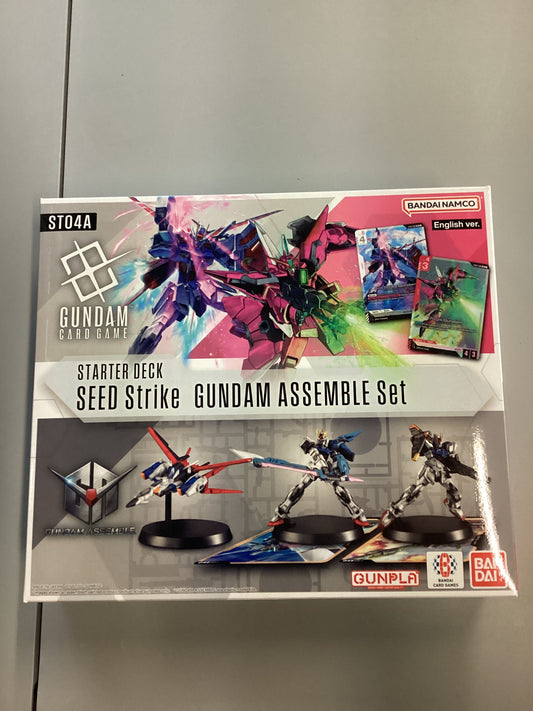 Gundam Card Game Starter Deck Seed Strike Gundam Assemble Set
