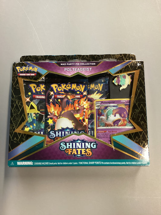 Pokemon TCG Shining Fates Mad Party Pin Collection Polteageist